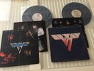 Van Halen I and II Vintage LP Vinyl Records Lot