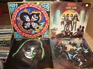 (4) KISS LP Vinyl Record Lot, Alive Rock and Roll Over Love Gun Peter Criss S/T