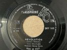 THE BEATLES 45 RPM - ITALY QMSP 16433 HEY JUDE/REVOLUTION U.K LOGO RARE
