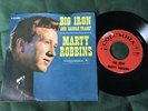 RARE MARTY ROBBINS Picture Sleeve + 45 BIG IRON / SADDLE TRAMP