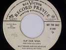 MILT TRENIER AND SOLID SIX: Flip Our Wigs US RCA Rare R&B Promo 45