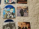 Police 7in blue vynil singles Roxanne, So lonely,walkin on moon, beds too big...
