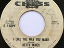 BETTY JAMES I Like the Way You Walk MOD R&B SOUL ROCKER PROMO 45 hear