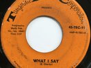 LOUIS JORDAN What I Say/Old Age MOD R&B SOUL POPCORN 45 hear