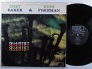 CHET BAKER & RUSS FREEMAN Quartet WORLD PACIFIC LP VG+ mono **