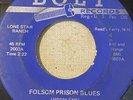 Super Rare CURLY SMITH Country FOLSOM PRISON BLUES 7” 45 Bolt Records WOW