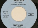 JOHNNY CAMERON That’s Soul / People Are Changing SANFRIS 45 funk HEAR