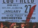 Lou Reed - Live At Alice Tully Hal 2X12