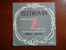 BEETHOVEN  7e Symphonie / BRUNO WALTER      VINYL LP DISQUES 33T   RARE