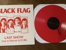 Black Flag LP Last Show Detroit 1986 Henry Rollins Punk Hardcore Colour Vinyl