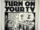LARRY GROCE Comedy 45rpm + Picture Sleeve Turn On Your TV/Hog & Dog Faction HEAR