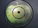 GEORGE HARRISON - UBER RARE IRISH PRESS 45 - WHAT IS LIFE - APPLE - Ex Beatles