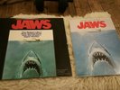 Jaws Soundtrack vinyl lp 1st uk press 1975 + film souvenir brochure SUPERB COPY