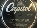 CHRISTMAS CLASSIC 78 RPM  - THE CHRISTMAS SONG - NAT KING COLE