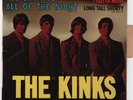 THE KINKS. EP 45T.  PYE PNV 24127. ORIGINAL FRANCE. ALL DAY AND.ALL OF THE NIGHT