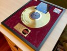 Kiss Creatures Of The Night Vinyl Gold Metallized Record Mounted In Frame