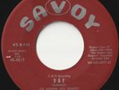 MODERN JAZZ QUARTET 45: D & E b/w TRUE BLUES  US  SAVOY 45-4517  NM & EX+   1956