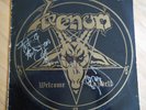 VENOM WELCOME TO HELL-LP, signed,autogramm, Cronos & Abbadon,orig.UK-Neat press.