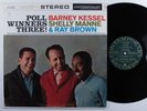 BARNEY KESSEL Poll Winners Three  CONTEMPORARY LP VG+ ^