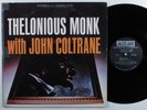 THELONIOUS MONK With John Coltrane JAZZLAND LP VG+ ^