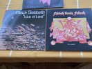 Black Sabbath X 3 LPs Paranoid, Sabbath Bloody Sabbath, Live At Last