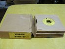 Rare  (29) Vintage Seeburg Background Music Library Yellow, 45 RPM. Orig. Box