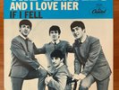 Rare Original USA 1964 And I Love Her Picture Sleeve EXCELLENT East Coast
