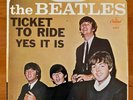 Rare USA 1965 THE BEATLES Ticket to Ride Picture Sleeve West Coast & Single NM-