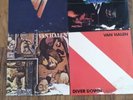 4 Eddie VAN HALEN LP Lot: Diver Down, Fair Warning,2 Self-Titled Albums