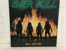 OVER KILL - Feel The Fire - 1985 LP US Original Megaforce Records MRI 1469