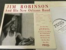 JIM ROBINSON AND HIS NEW ORLEANS BAND-KID THOMAS 1964 VINYL LP-SIGNED (EX+/EX+)
