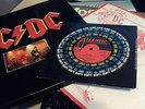 AC/DC BOX SET 3 LP FRANCE IMP HIGH VOLT DIRTY DEED POWERAGE POSTER 45 COFFRET