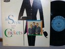 SEE (BUDDY HOLLY) IN STYLE WITH THE CRICKETS PROMO NEAR MINT TEXTURED COVER LP