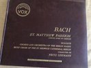 BACH St. Matthew Passion - Fritz Lehmann 4LP Set - Discophiles Francais