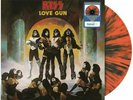 KISS LOVE GUN VINYL NEW  EXCLUSIVE LIMITED EDITION TANGERINE AQUA SPLATTER LP