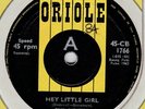 Tony Sheveton * Hey Little Girl * UK Oriole 45 Demo Kissin Date 1962 Teen Rocker