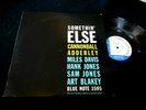 CANNONBALL ADDERLEY/SOMETHIN ELSE/BLUE NOTE 1595 REISSUE/FRENCH LP 1982