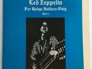 Led Zeppelin FOR BADGE HOLDERS ONLY part 1 -- 2 LP vinyl album LIVE 1977