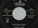 Rockabilly Teen JOHNNY PERRY Unfaithful Diane / Cuddle Up SENATOR Promo 45 HEAR
