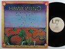 HAWKWIND Self Titled UNITED ARTISTS UAS-5519 LP VG+ SHRINK *