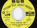 Lou Roberts & The Marks 