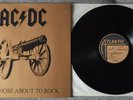 AC / DC  for those about to rock  LP  1981
