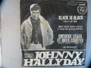JOHNNY HALLYDAY EP   BLAK IS BLACK  BRAZIL RARE 1966  