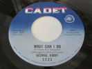 GEORGE KIRBY What Can I Do/Good Night Irene RARE NORTHERN SOUL 45 Original CADET