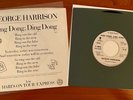 The Beatles George Harrison Promo Single 1974 Ding Dong Ding Dong w/ PS P-1879