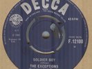 THE EXCEPTIONS**SOLDIER BOY**BEAT**DECCA LABEL**LISTEN TO IT