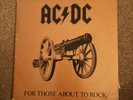 AC?DC 1981 Vinyl For Those About To Rock. Good Condition.