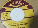 Bobby Bland-Dont Cry No More b/w Saint James Infirmary-Duke#340-blues-7