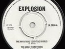 THE WALLY BROTHERS  THE MAN WHO SOLD THE WORLD  UK ORIG SOUGHT AFTER BOWIE COVER