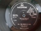 The Beatles All you need is love/ Baby youre a rich man RARE NO TV REFERENCE...
